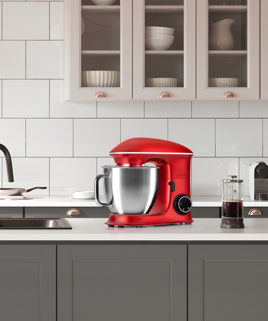 Тістоміс міксер планетарний Zeeegma PLANEET CHEF RED 2200 Вт - Зображення 9