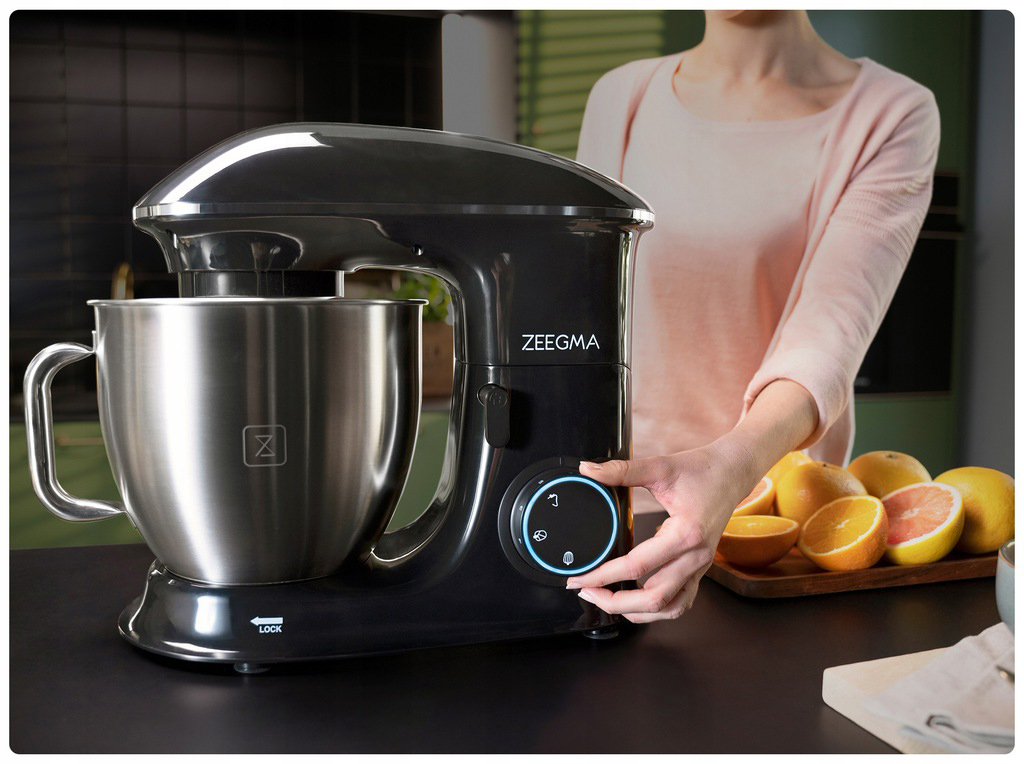 Тістоміс міксер планетарний Zeegma PLANEET CHEF BLACK 2200 Вт - Зображення 12