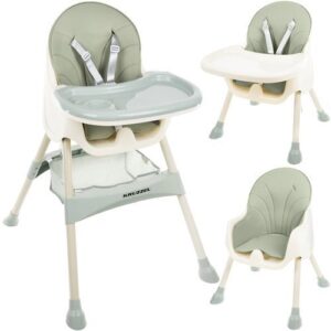 Стільчик для годування 3в1 Kruzzel 12059 Lite Green