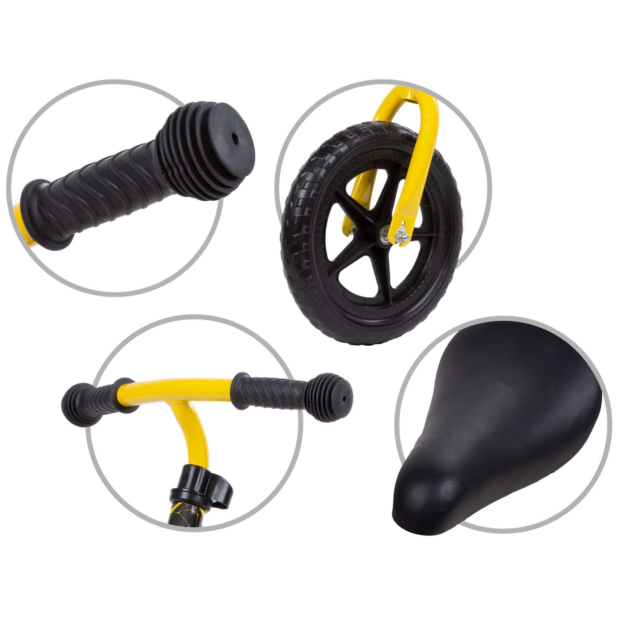 Велобіг велосипед Kidwell REBEL Yellow - Зображення 4