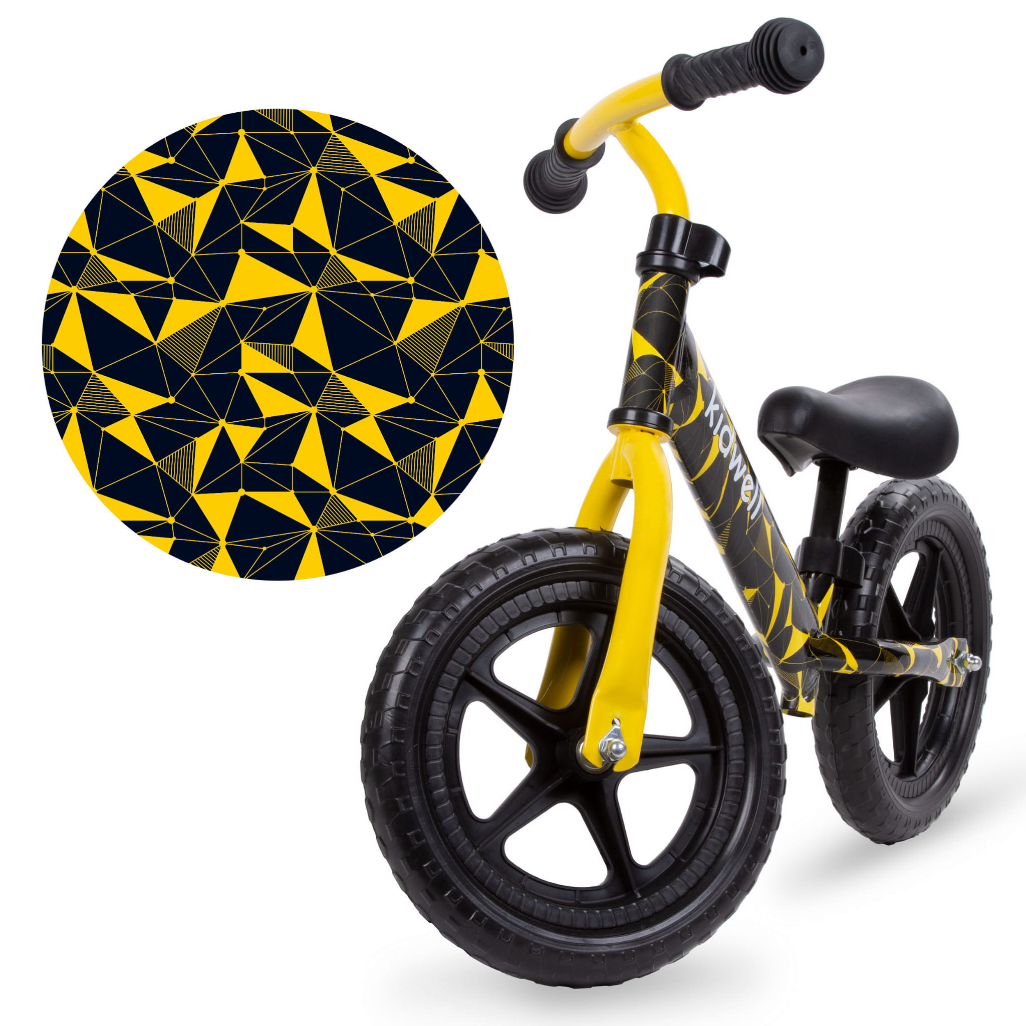 Велобіг велосипед Kidwell REBEL Yellow - Зображення 3