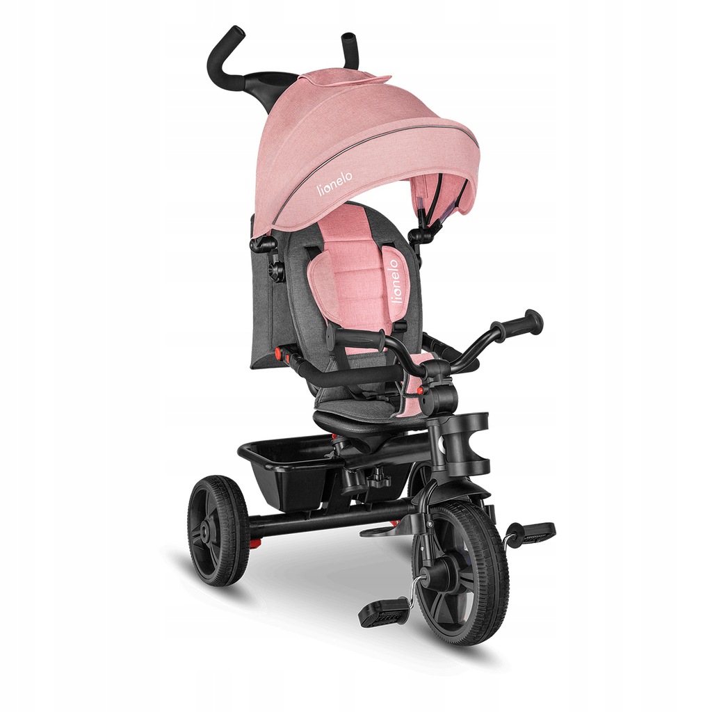 Велосипед триколісний Lionelo Haari Bubblegum - Зображення 4