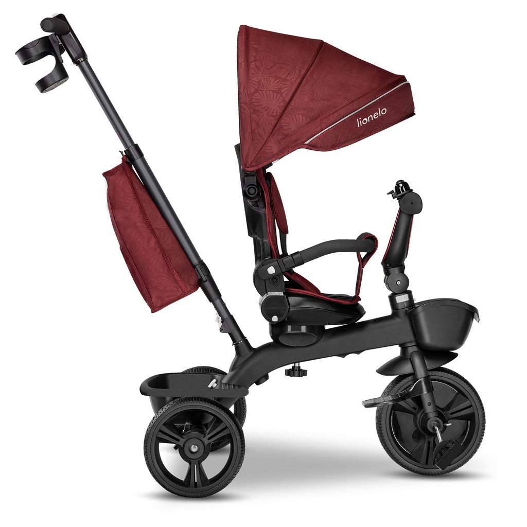 Велосипед триколісний Lionelo Kori Red Burgundy - Зображення 2