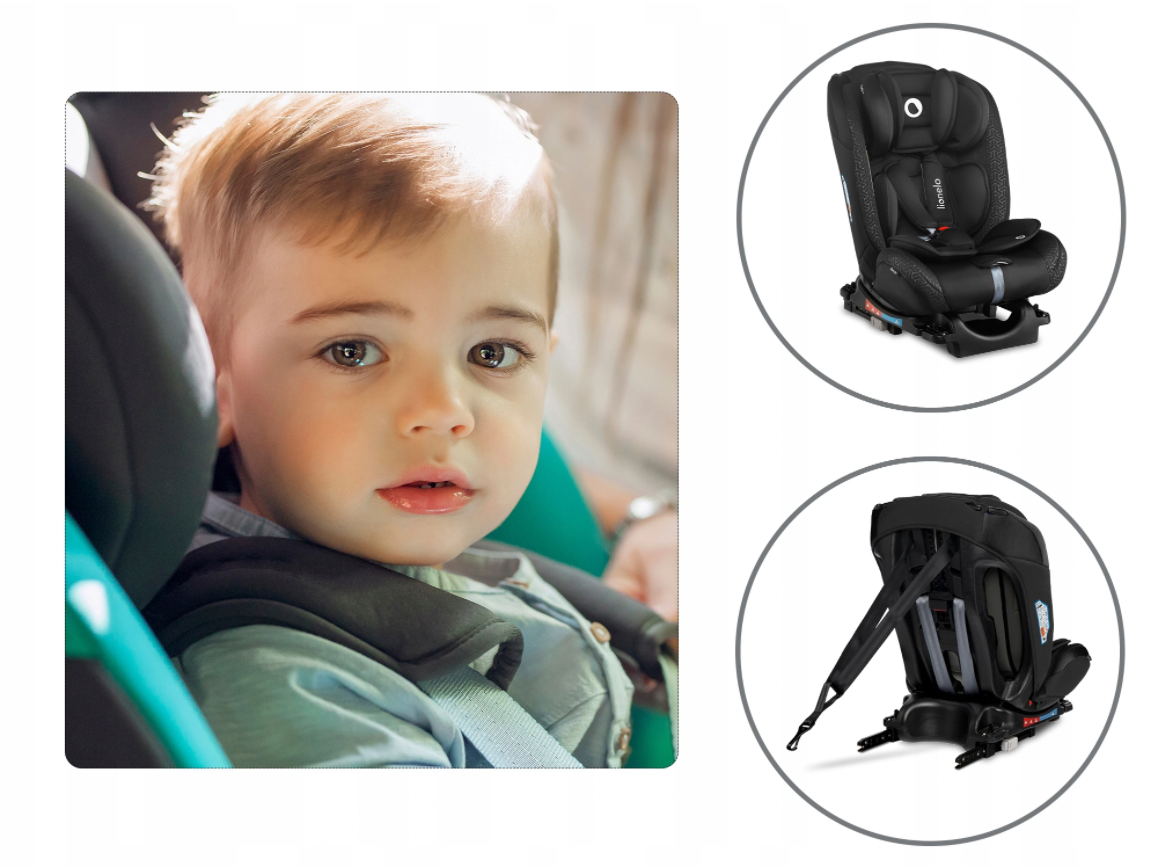 Автокрісло Lionelo SANDER ISOFIX 0-36 kg Black - Зображення 6
