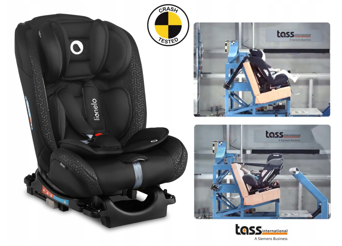Автокрісло Lionelo SANDER ISOFIX 0-36 kg Black - Зображення 5