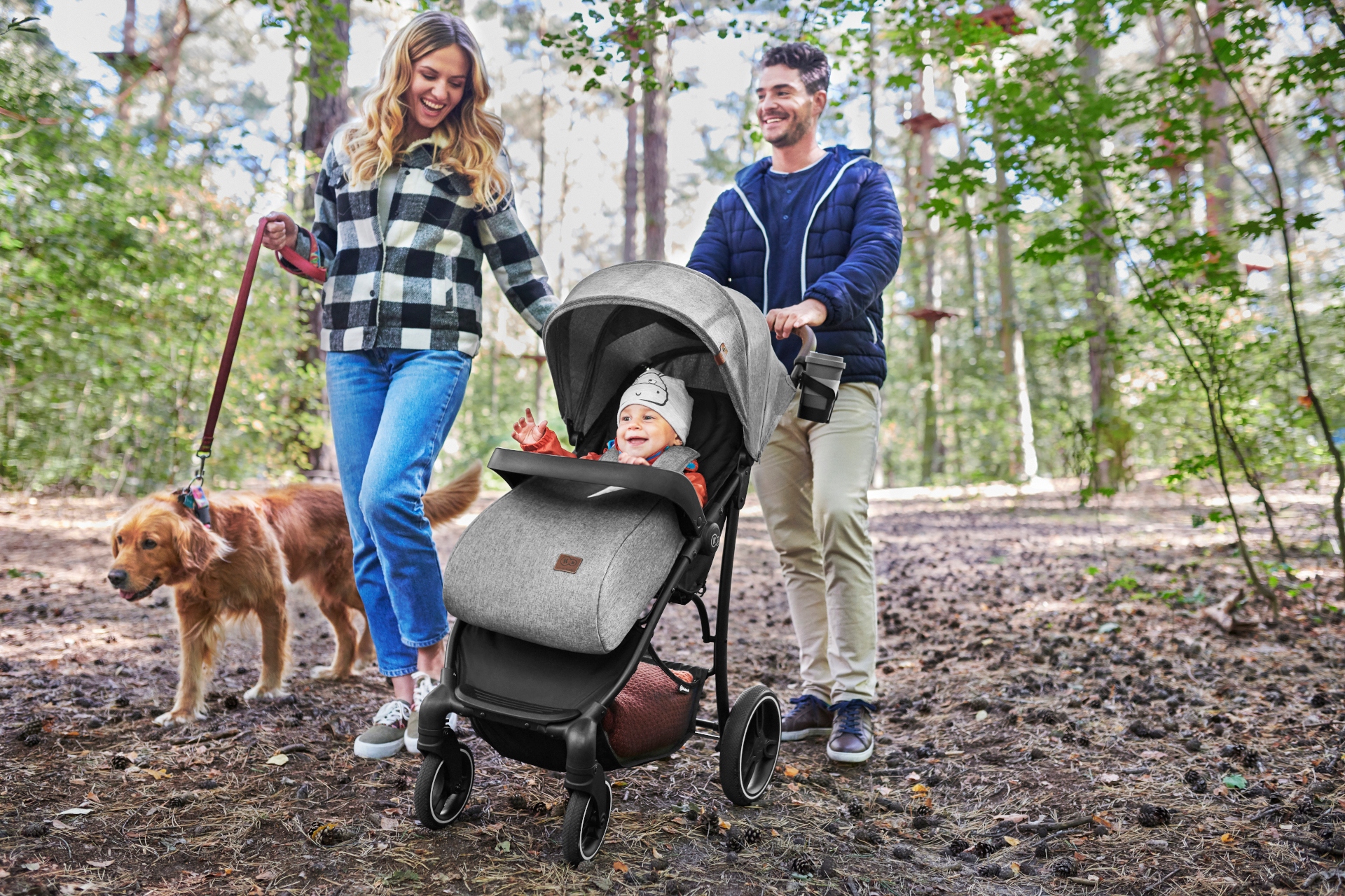 Прогулянкова коляска KiderKraft CRUISER LX Grey - Зображення 8