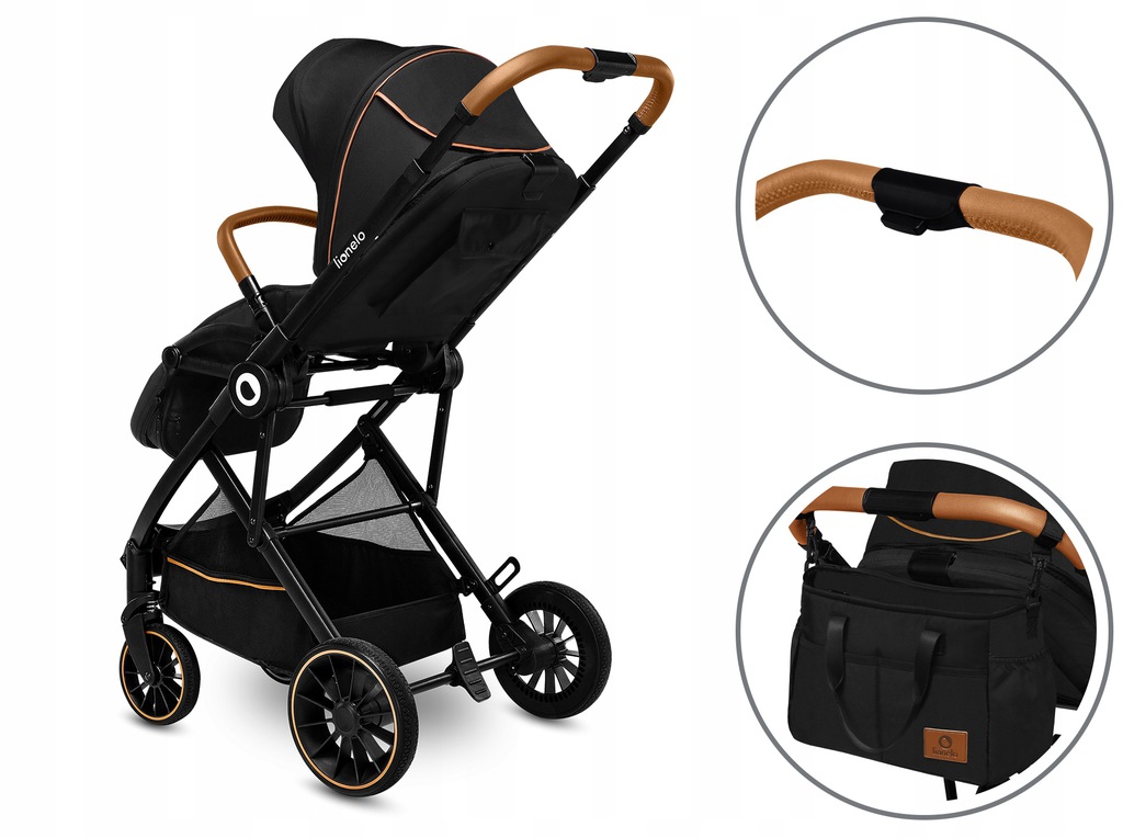 Універсальна коляска 2в1 Lionelo RIYA Back Onyx - Зображення 11