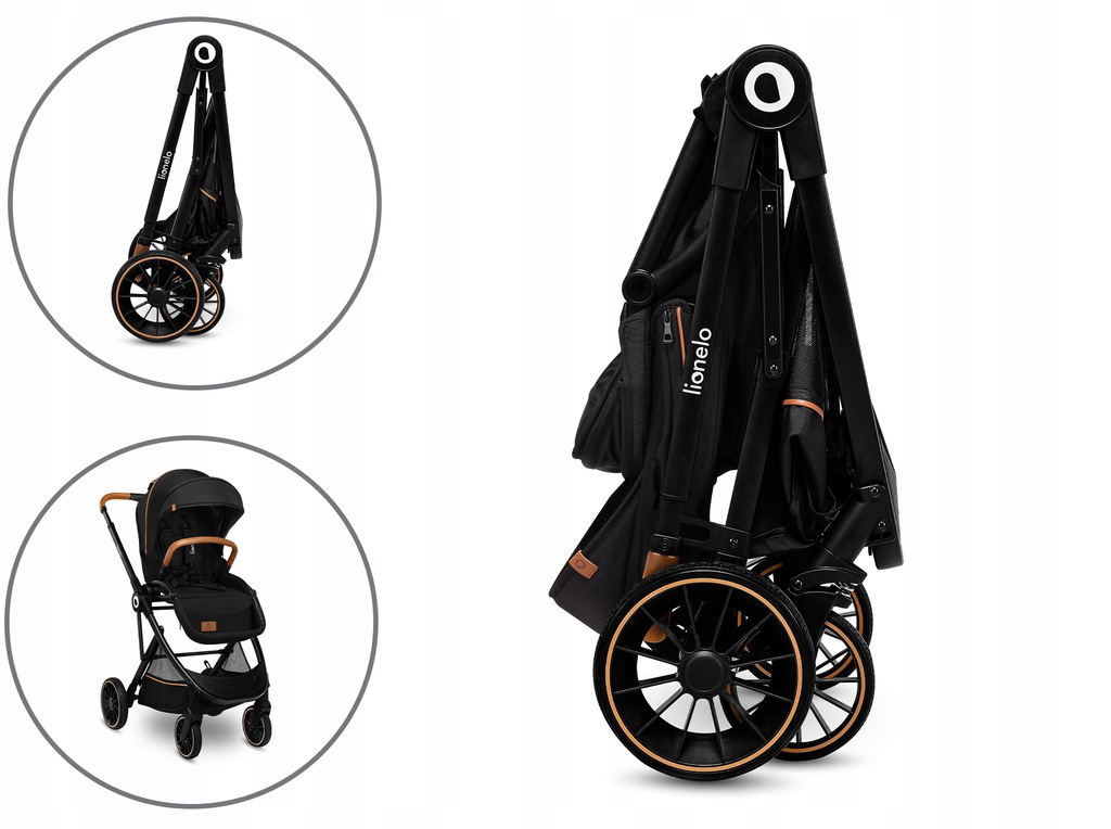 Універсальна коляска 2в1 Lionelo RIYA Back Onyx - Зображення 10