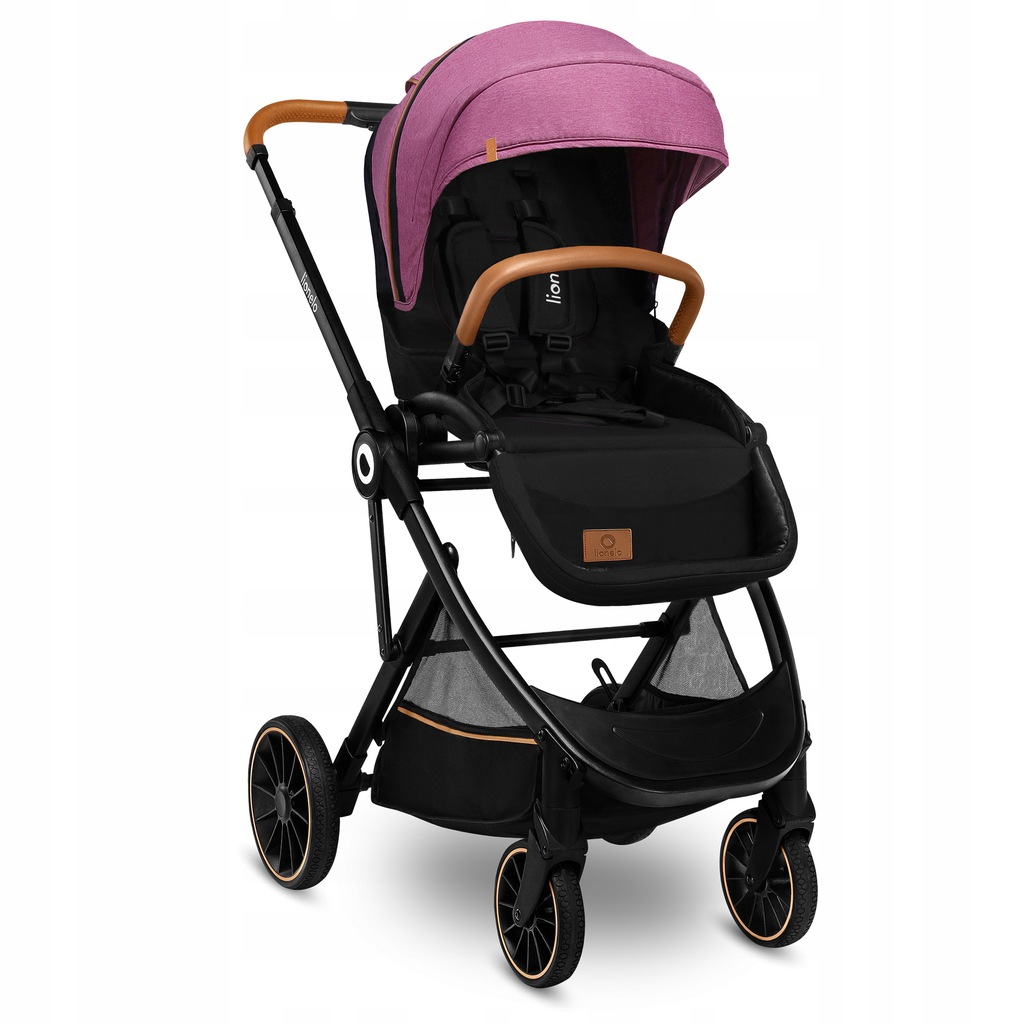Універсальна коляска 2в1 Lionelo RIYA Pink Violet - Зображення 6