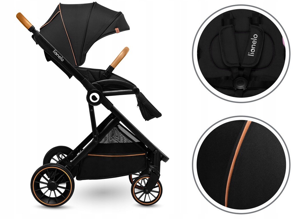 Універсальна коляска 2в1 Lionelo RIYA Back Onyx - Зображення 12