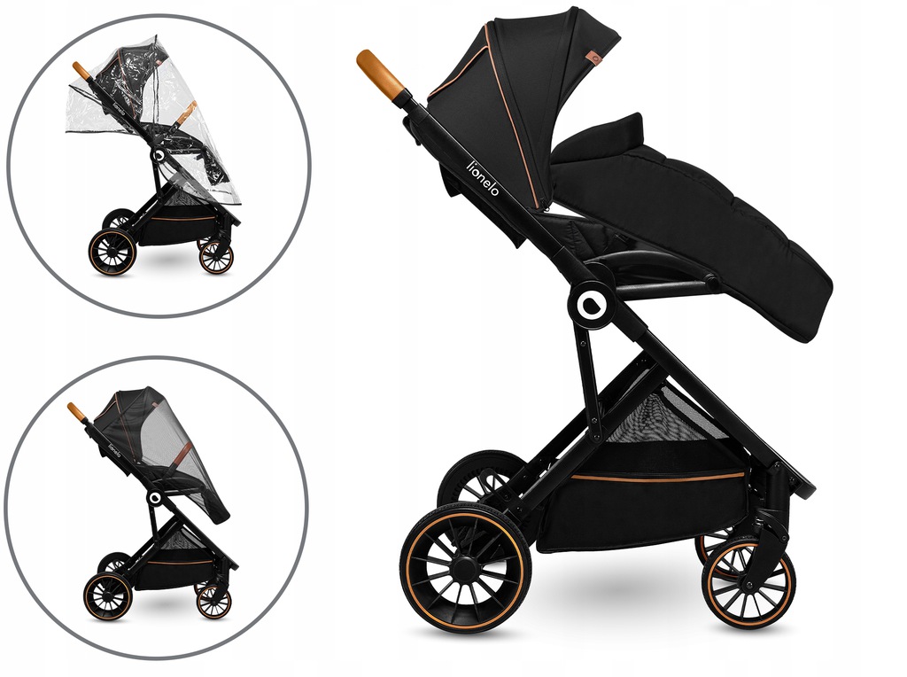 Універсальна коляска 2в1 Lionelo RIYA Back Onyx - Зображення 13