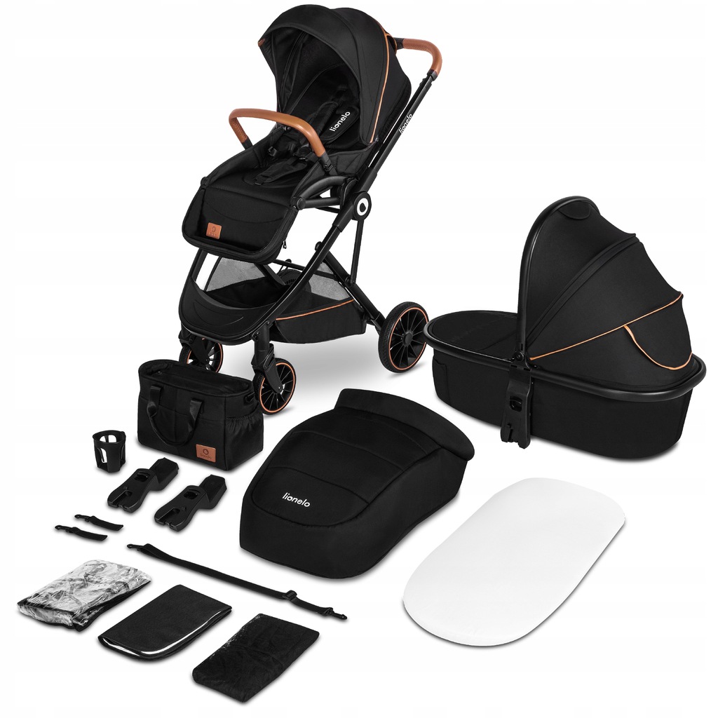 Універсальна коляска 2в1 Lionelo RIYA Back Onyx - Зображення 2