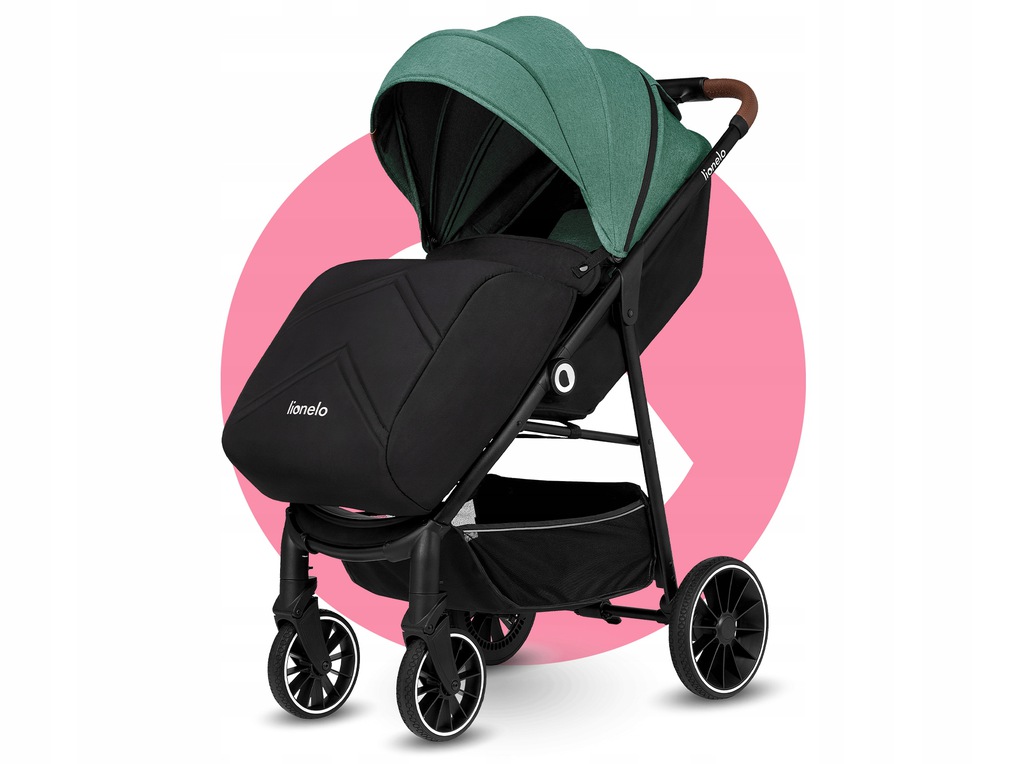 Прогулянкова коляска Lionelo Alexia Forest Green - Зображення 12
