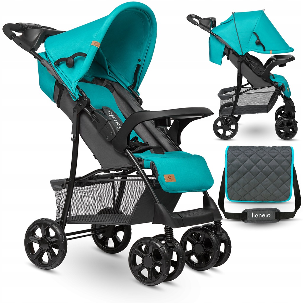 Прогулянкова коляска Lionelo Emma Plus Vivid Turquoise
