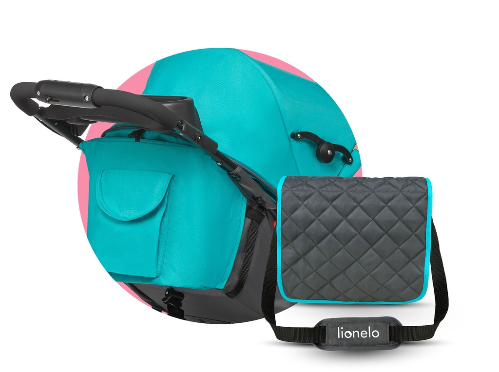 Прогулянкова коляска Lionelo Emma Plus Vivid Turquoise - Зображення 8