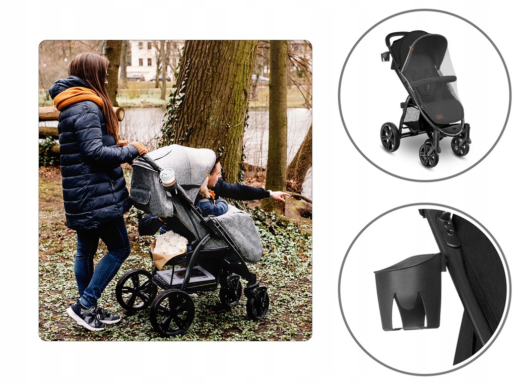 Прогулянкова коляска Lionelo ANNET Plus BLACK CARBON - Зображення 11
