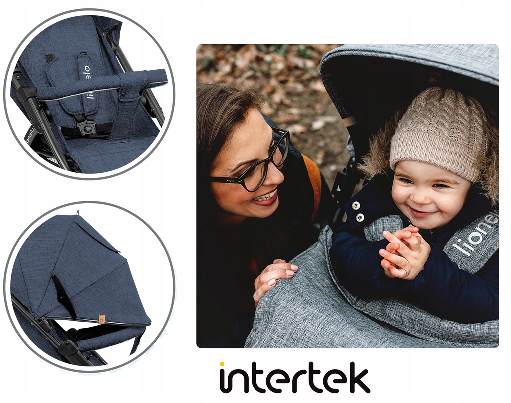 Прогулянкова коляска Lionelo ANNET Plus BLUE DENIM - Зображення 10