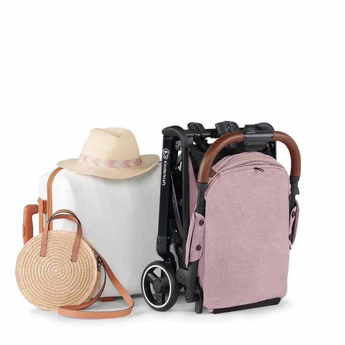 Прогулянкова коляска KiderKraft NUBI Pink - Зображення 4