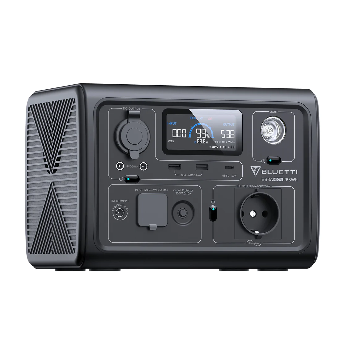 Портативна електростанція BLUETTI EB3A 600W - Зображення 2