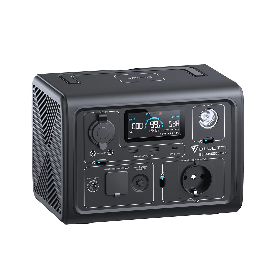 Портативна електростанція BLUETTI EB3A 600W - Зображення 5