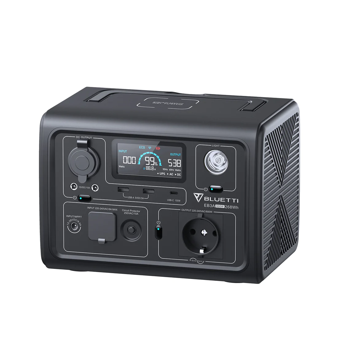 Портативна електростанція BLUETTI EB3A 600W - Зображення 6