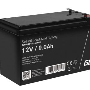 Акумуляторна батарея AGM Green Cell VRLA 12 V 9 Ah для ДБЖ (AGM06)