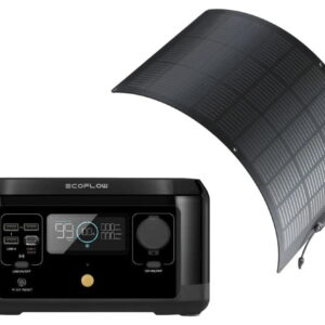 Портативна електростанція EcoFlow RIVER mini + сонячна панель100W Solar Panel — гнучка