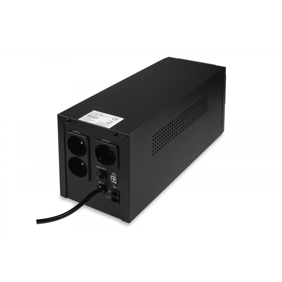 Джерело безперебійного живлення UPS VoltPolska 2000VA 2x9Ah (1200/2000W) - Зображення 7