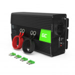 Перетворювач напруги інвертор Green Cell 12 V на 230 V 1000 W/2000 W чиста синусоїда