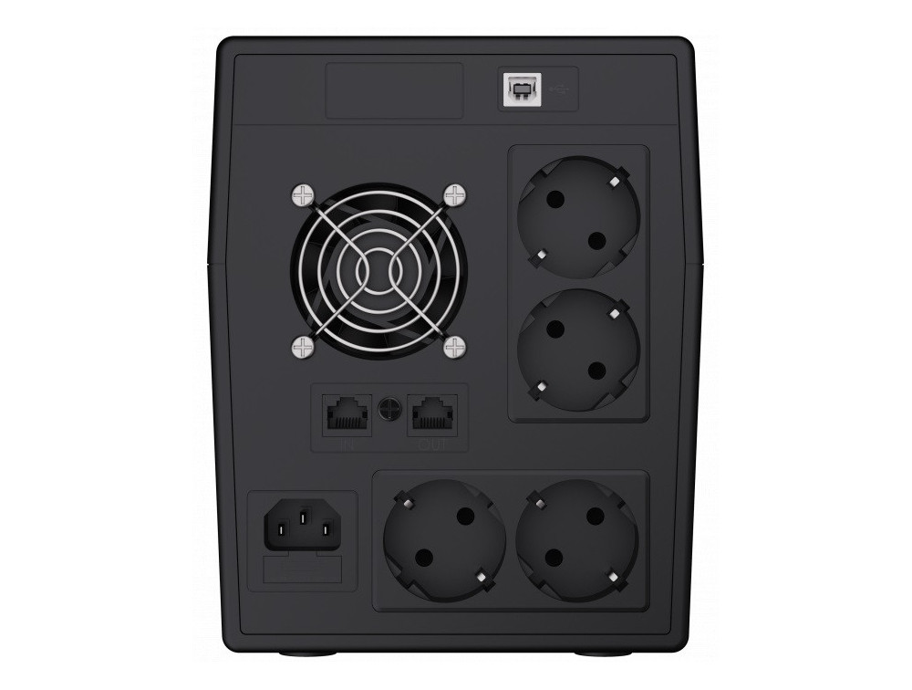 Джерело безперебійного живлення UPS Green Cell 1500 VA 900 W Power Proof - Зображення 2