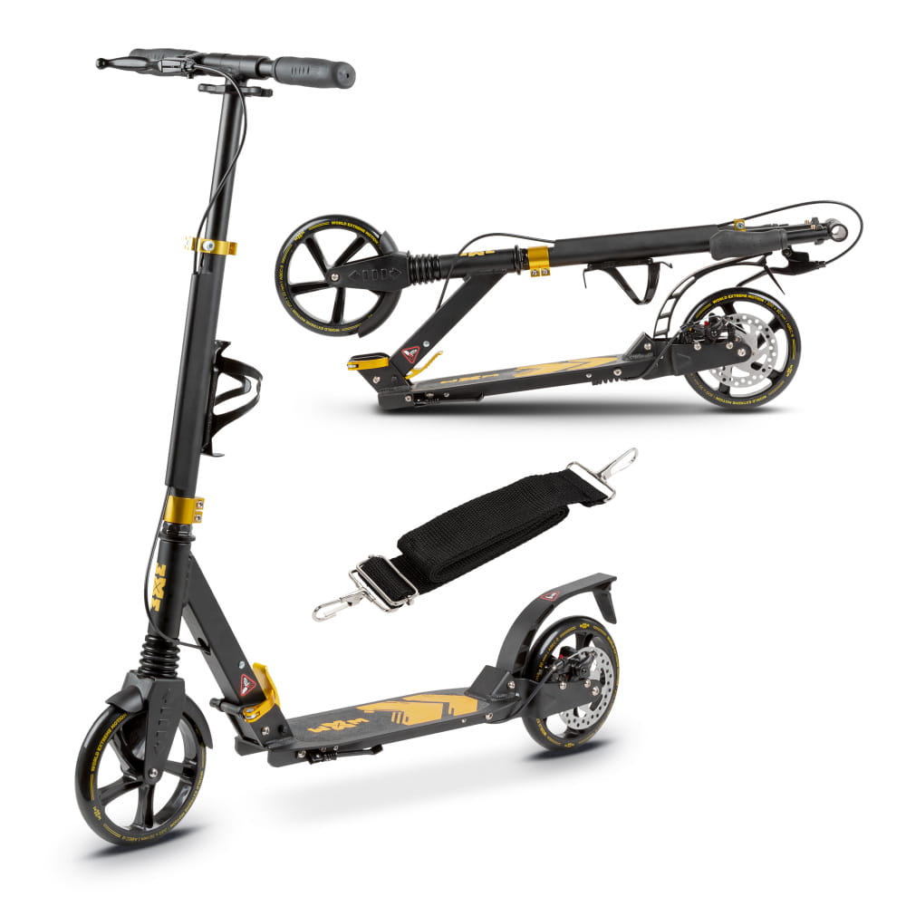 Самокат із дисковим гальмом Kidwell WXM RST-B02 Yellow - Зображення 2