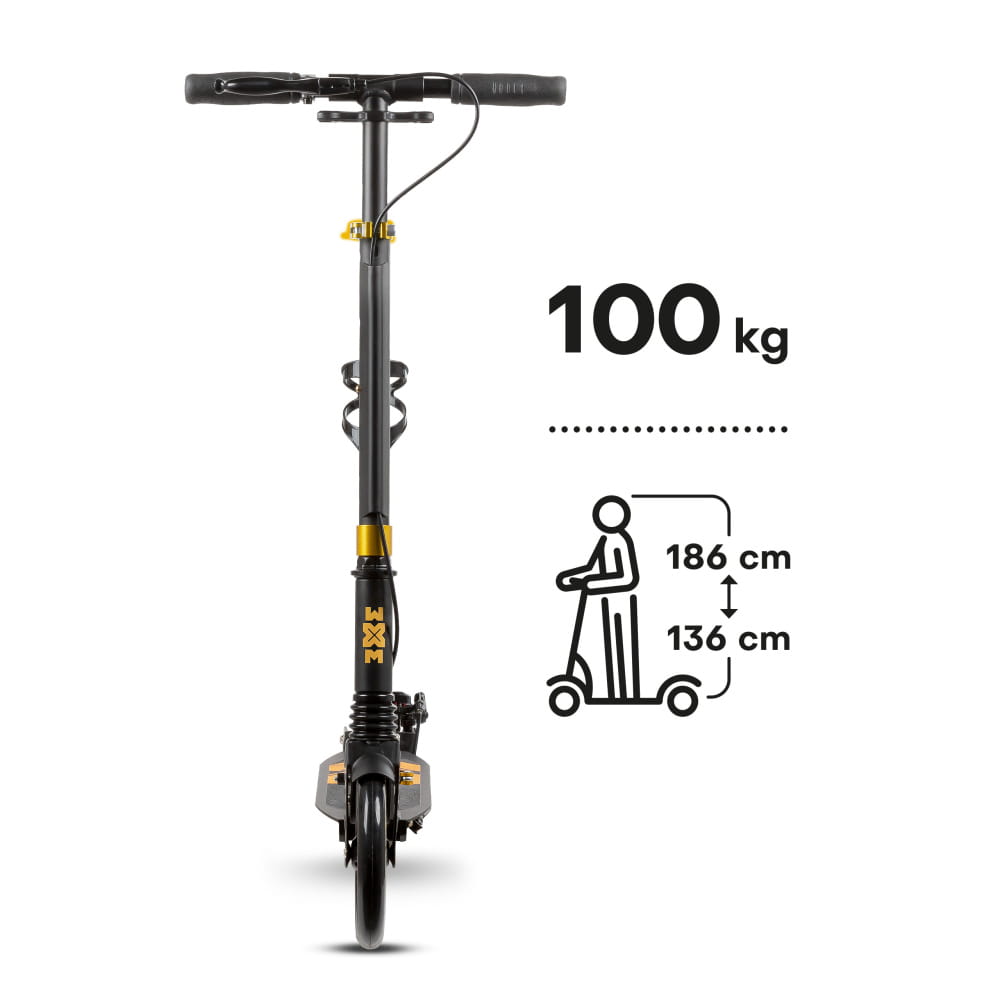 Самокат із дисковим гальмом Kidwell WXM RST-B02 Yellow - Зображення 6