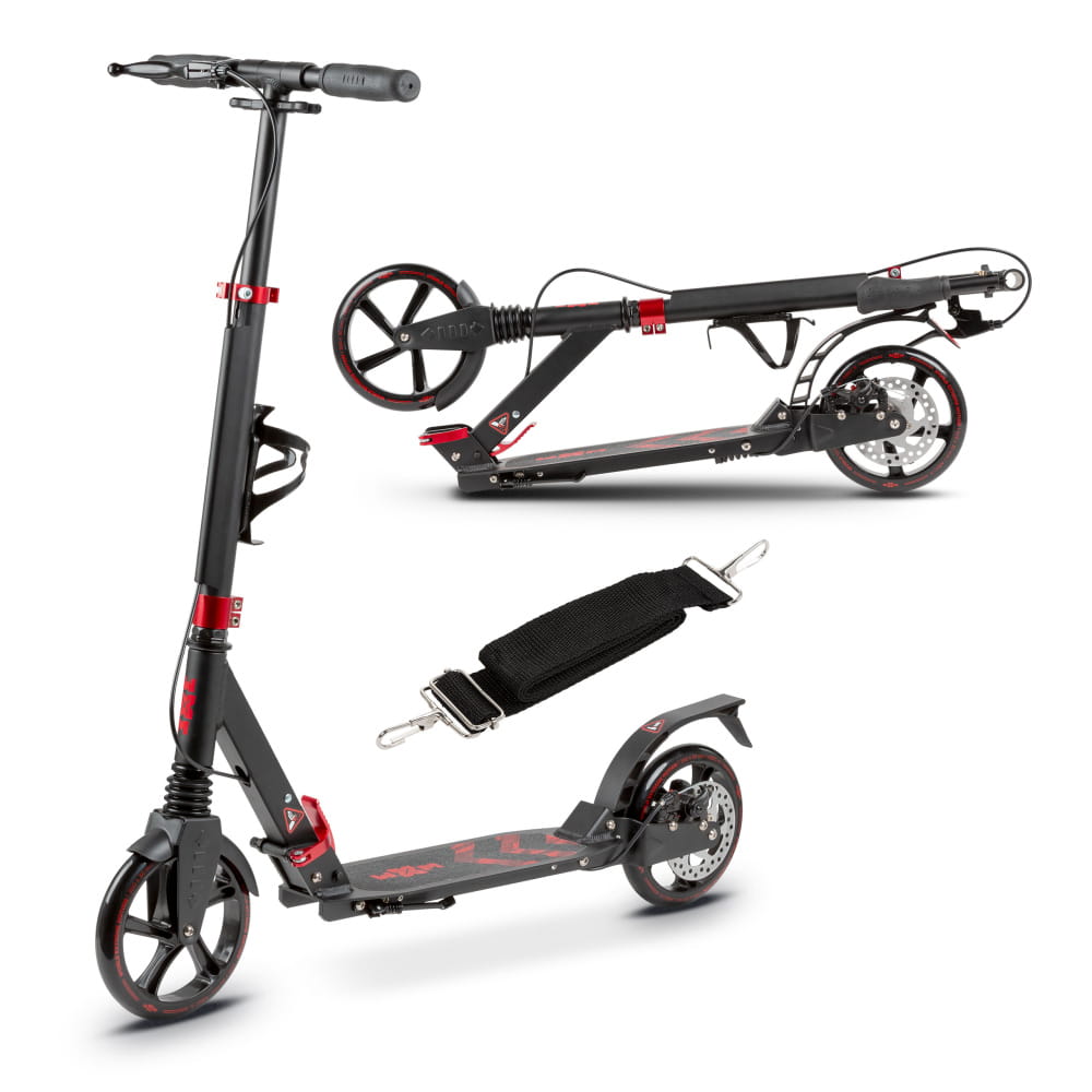 Самокат із дисковим гальмом Kidwell WXM RST-A02 Red - Зображення 2