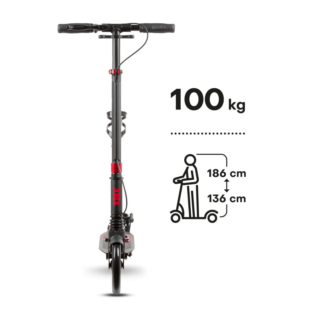 Самокат із дисковим гальмом Kidwell WXM RST-A02 Red - Зображення 5