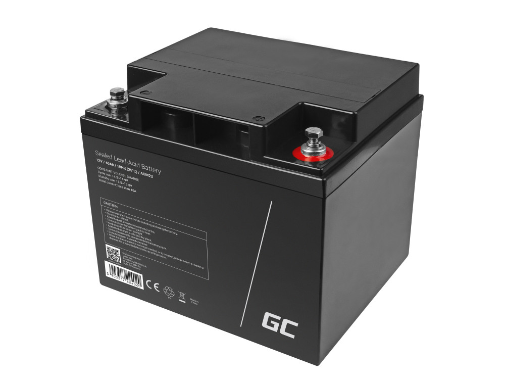 Акумуляторна батарея Green Cell VRLA AGM 12 V 40 Ah (AGM22) - Зображення 3