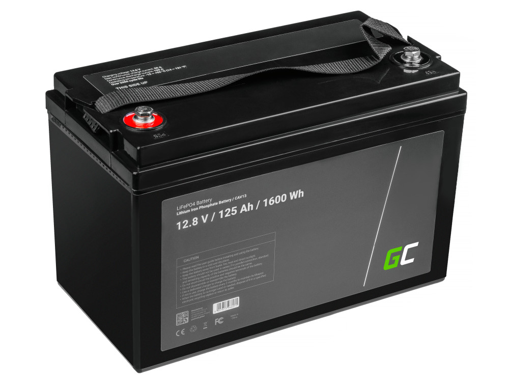 Акумуляторна батарея GreenCell LiFePO4 12.8 V 125 Ah (100 А) + BMS - Зображення 7