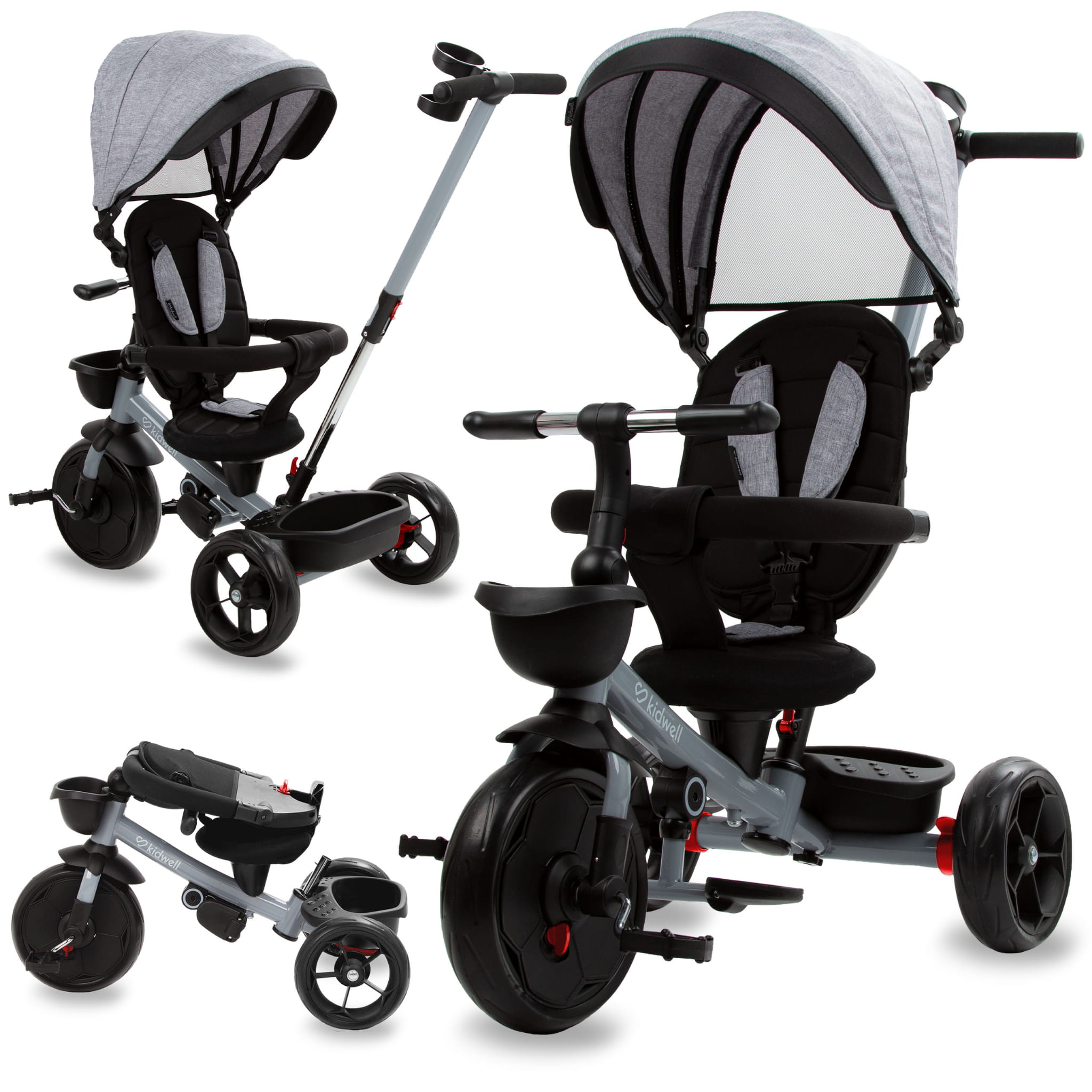 Велосипед триколісний Kidwell AXEL Grey - Зображення 6