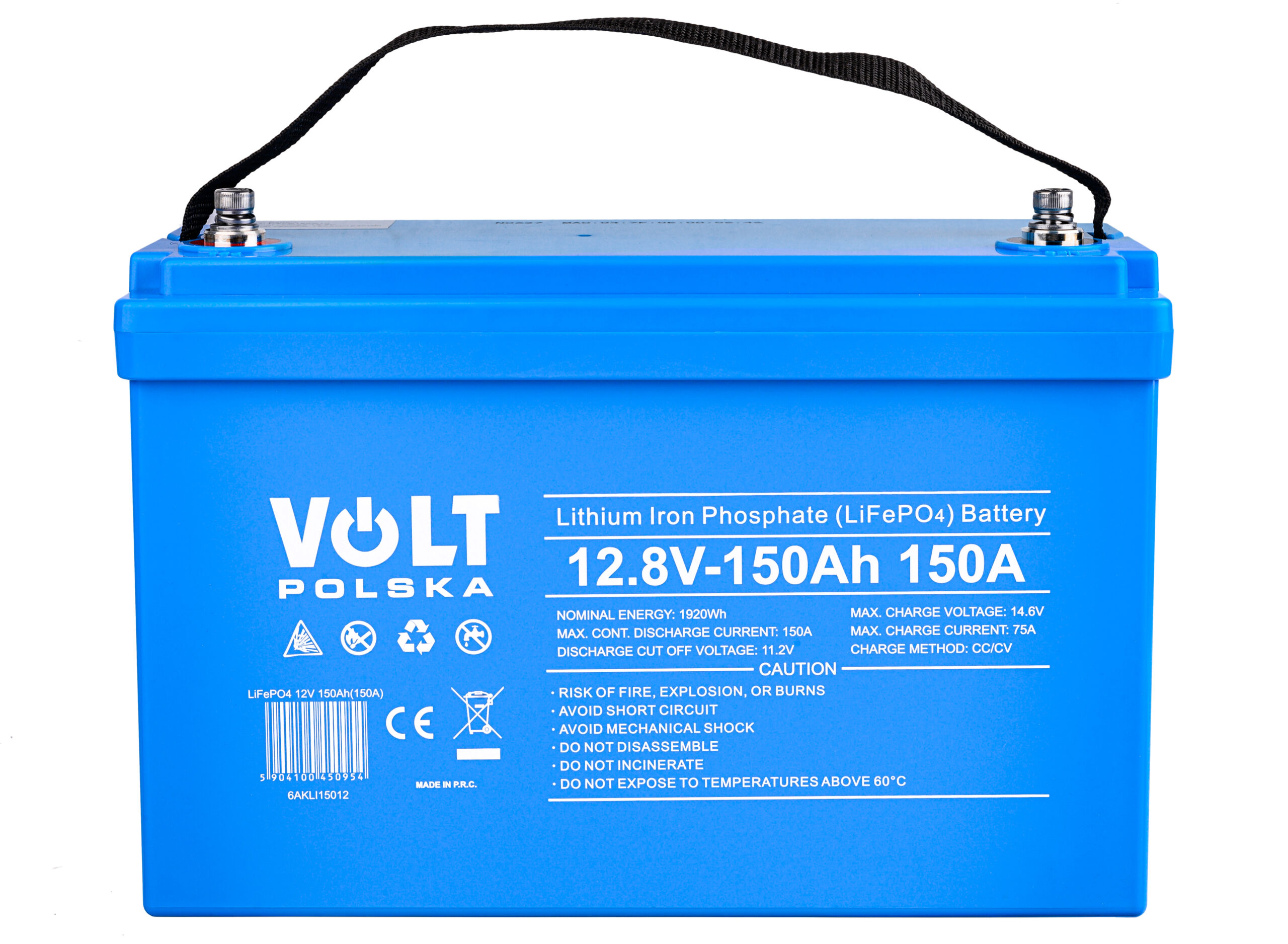 Акумуляторна батарея Volt Polska LiFePO4 12,8 V 150 Ah (150 А) + BMS + Bluetooth - Зображення 4