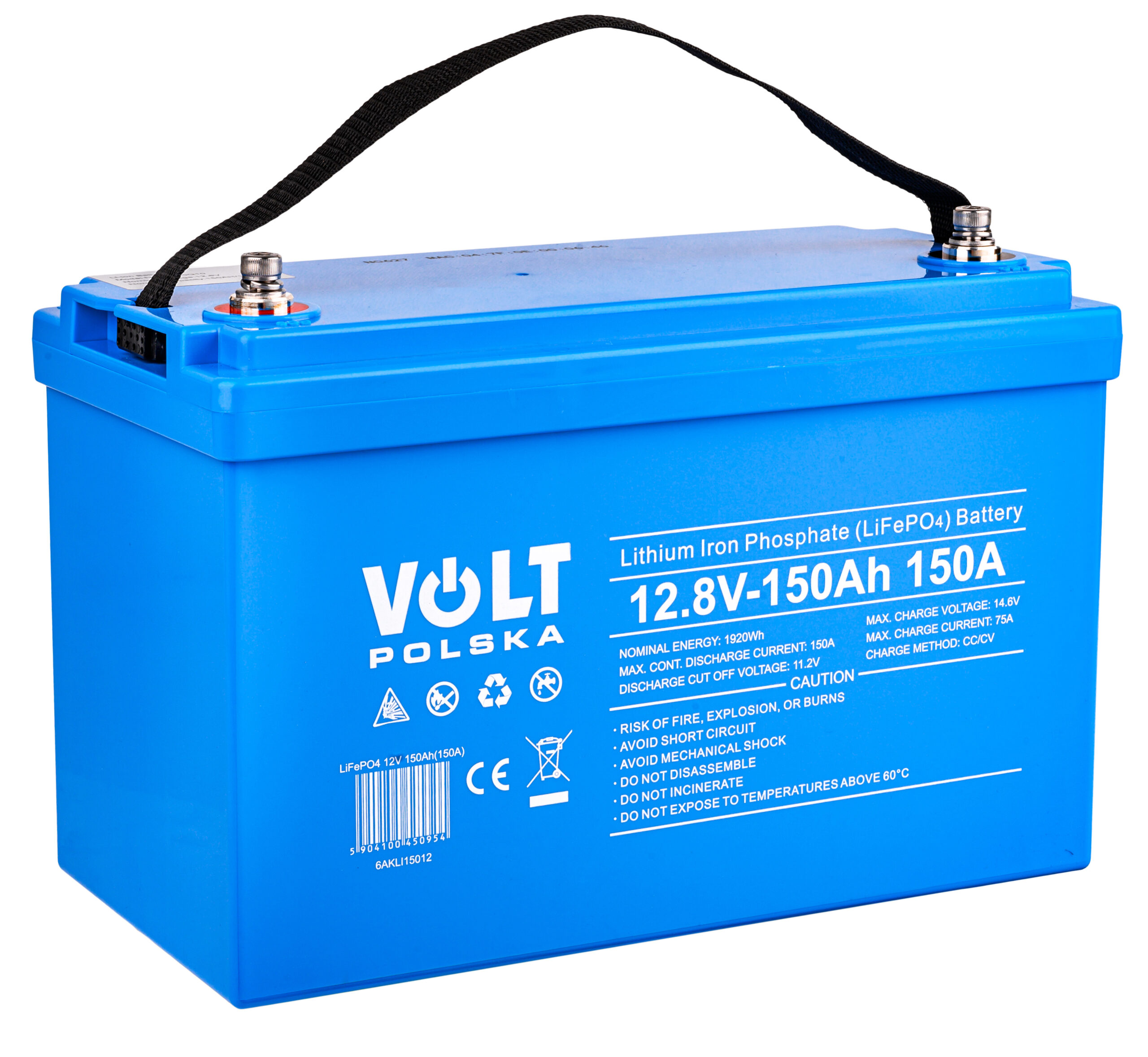 Акумуляторна батарея Volt Polska LiFePO4 12,8 V 150 Ah (150 А) + BMS + Bluetooth