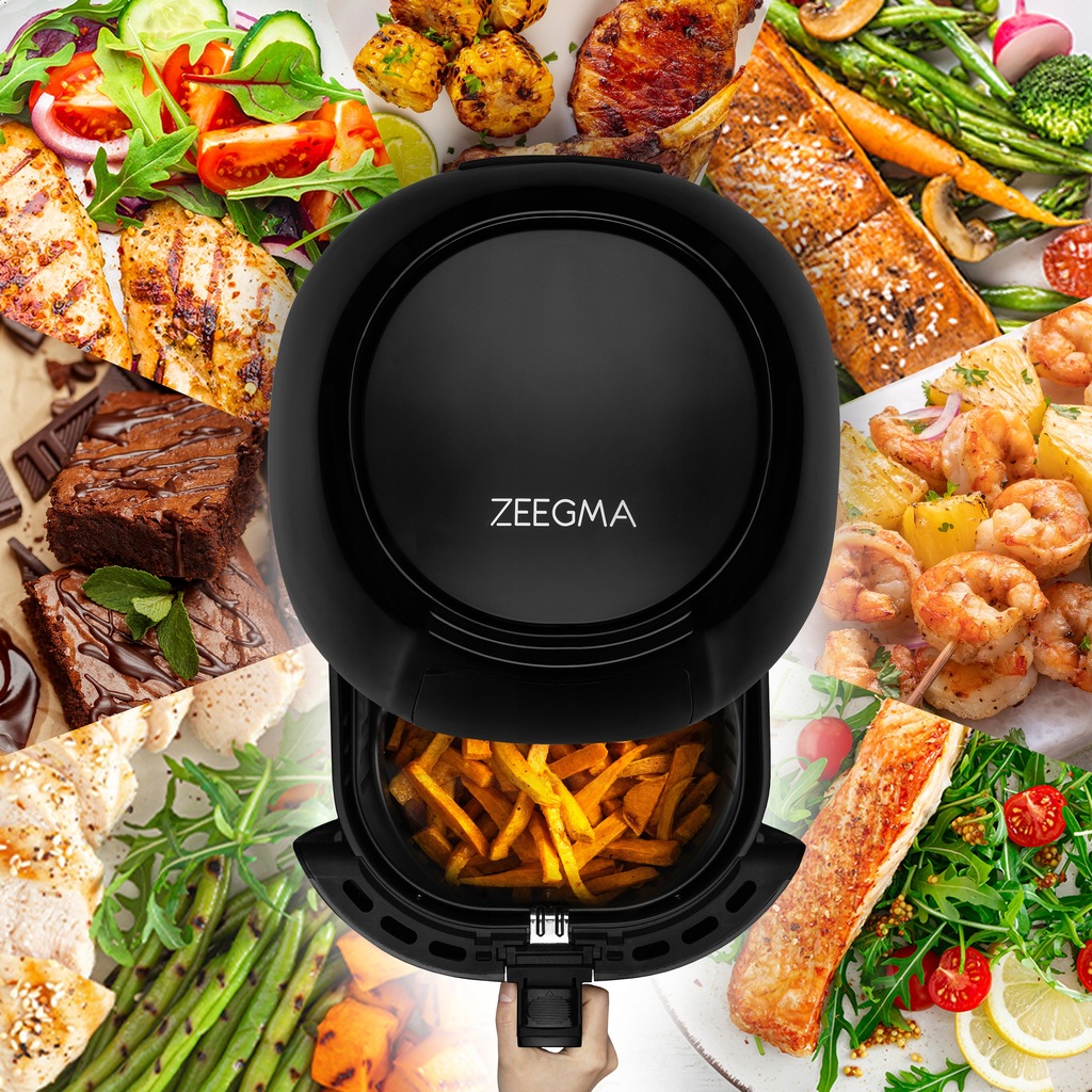 Аерогриль Аерофритюрниця Zeeegma Knapper GRAND Black - Зображення 8