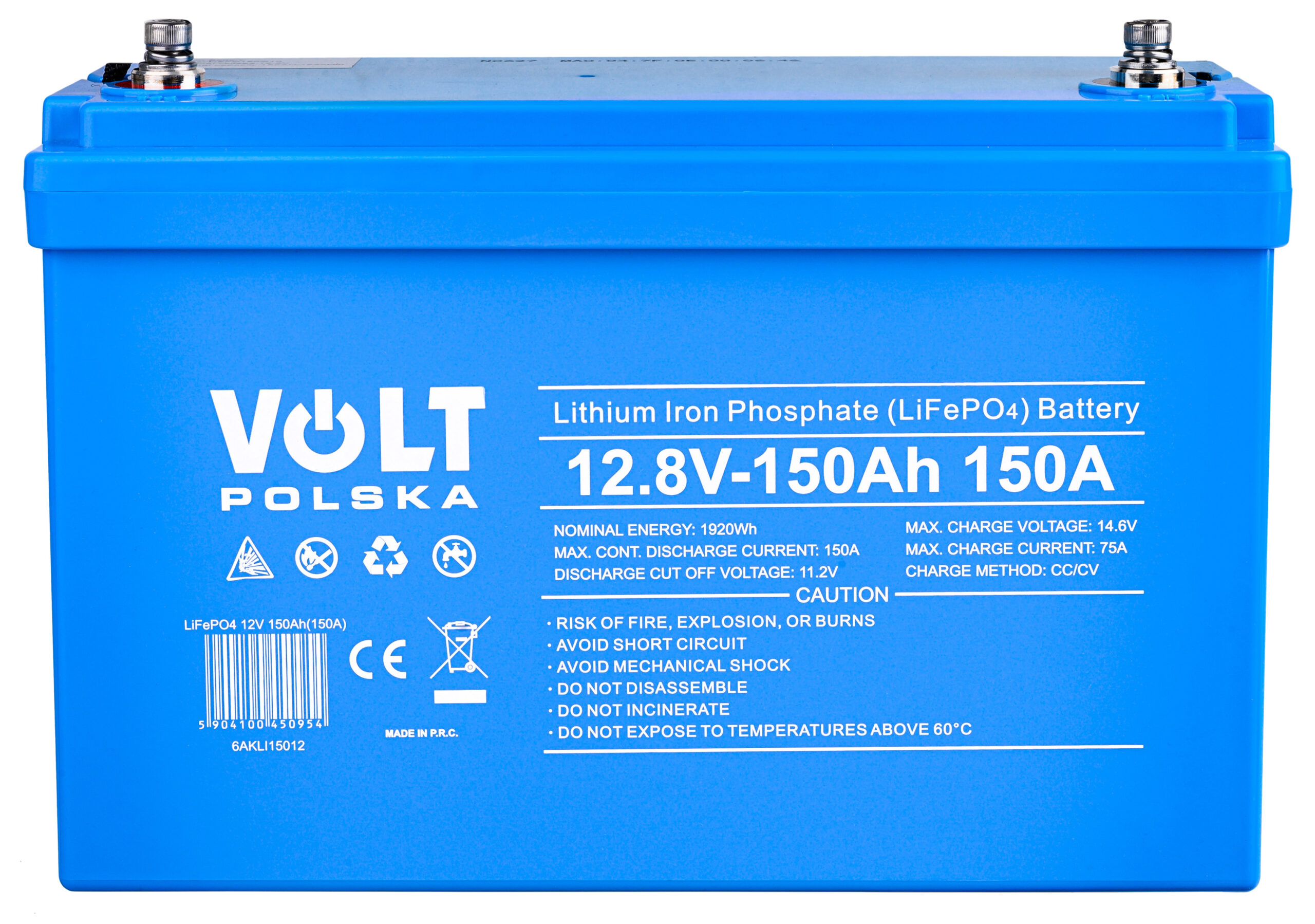 Акумуляторна батарея Volt Polska LiFePO4 12,8 V 150 Ah (150 А) + BMS + Bluetooth - Зображення 3
