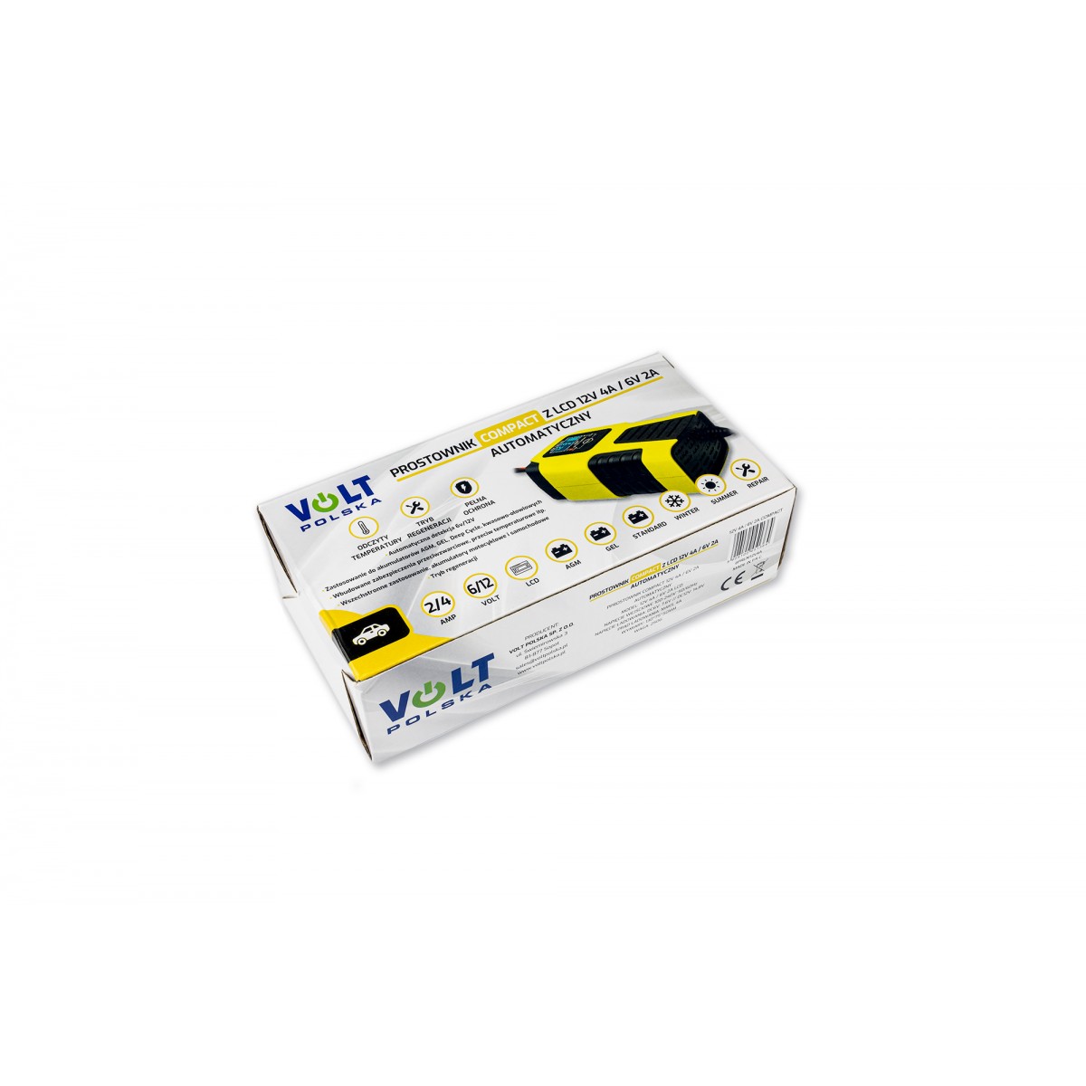 Зарядний пристрій для AGM GEL LCD VoltPolska 12 V 4 A / 6 V 2 A - Зображення 4