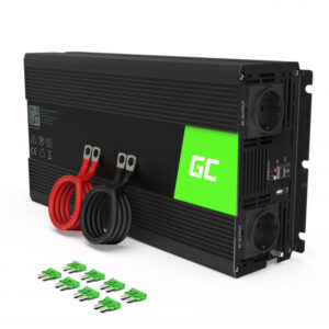 Перетворювач напруги інвертор Green Cell 24V на 230 V 1500 W/3000 W