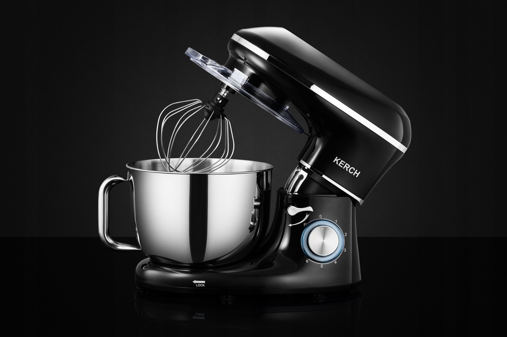 Тістоміс міксер планетарний KERCH MyCHEF BLACK 2200 Вт - Зображення 3