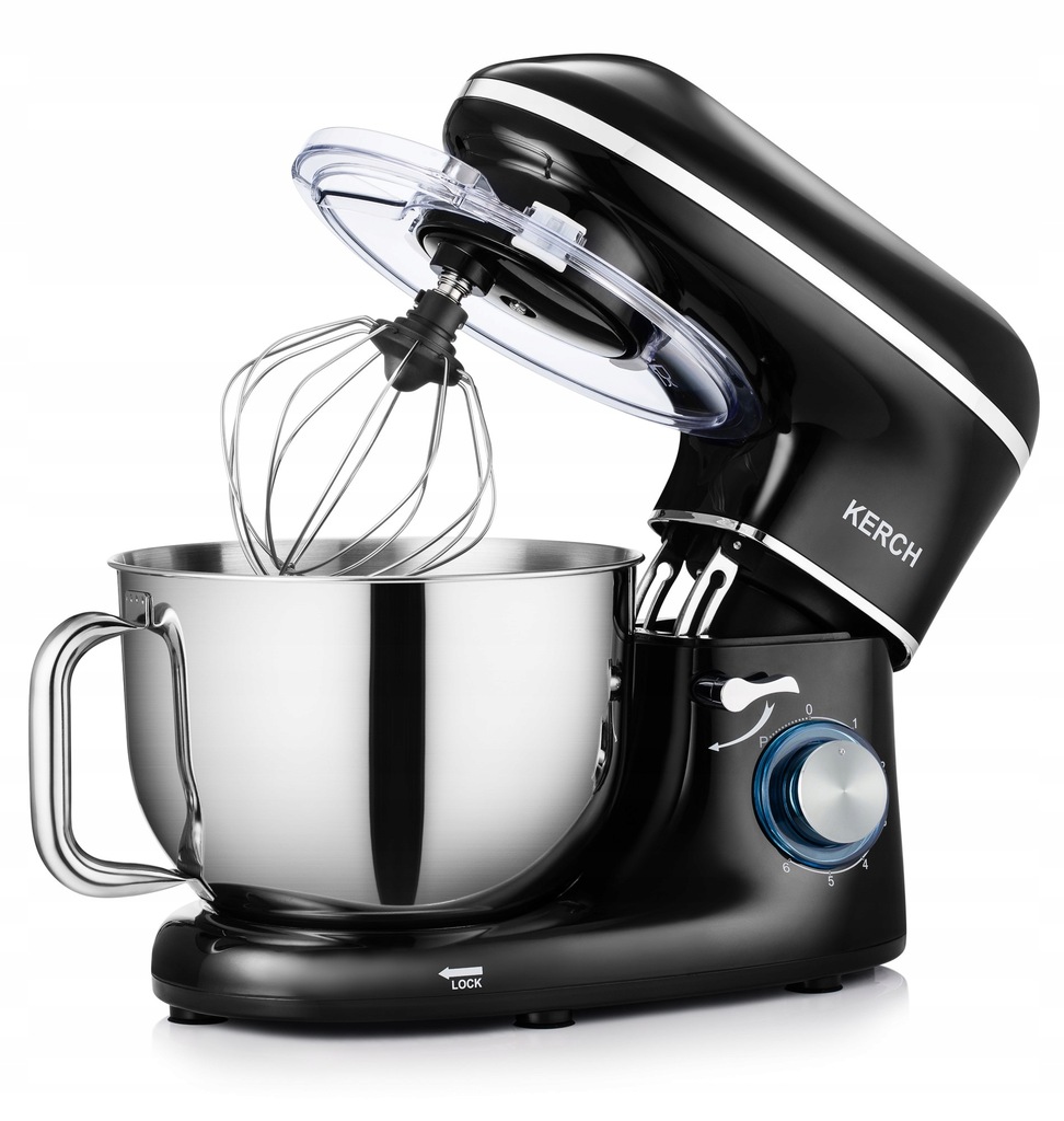 Тістоміс міксер планетарний KERCH MyCHEF BLACK 2200 Вт - Зображення 5