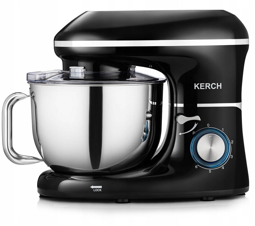 Тістоміс міксер планетарний KERCH MyCHEF BLACK 2200 Вт - Зображення 6