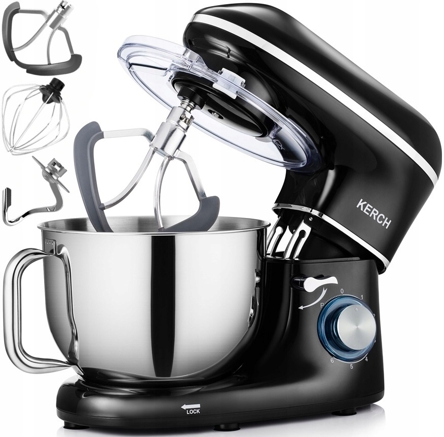 Тістоміс міксер планетарний KERCH MyCHEF BLACK 2200 Вт