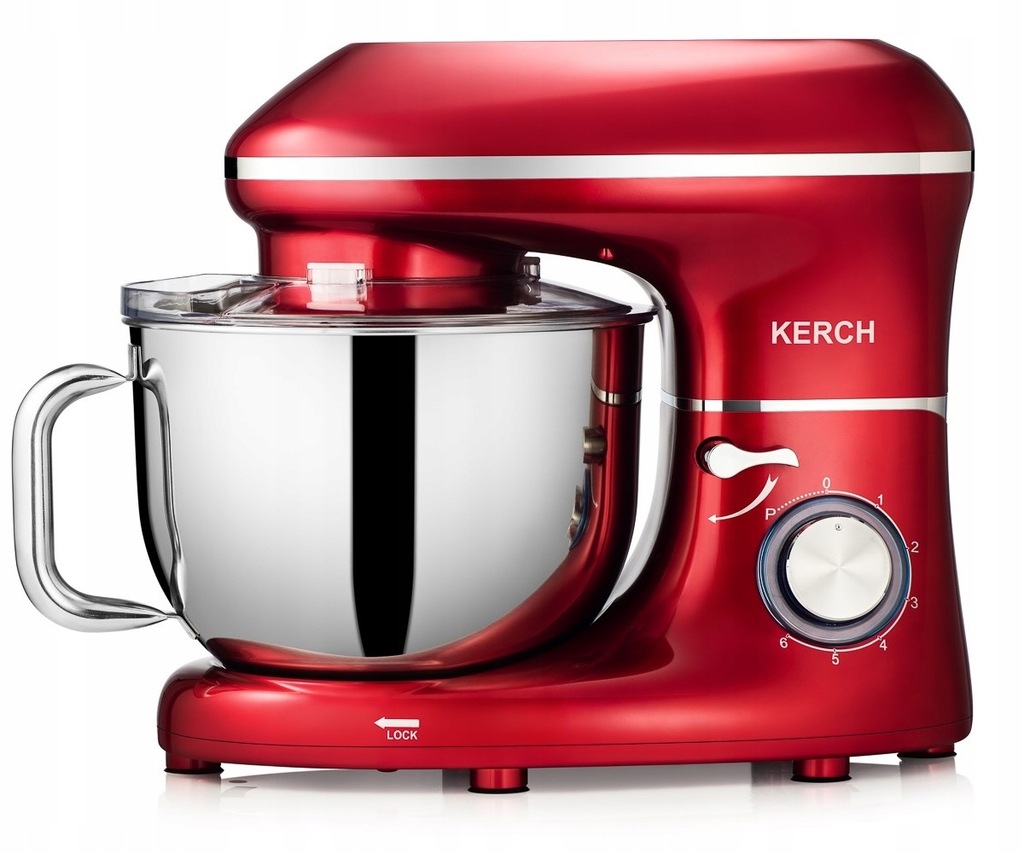 Тістоміс міксер планетарний KERCH MyCHEF RED 2200 Вт - Зображення 5