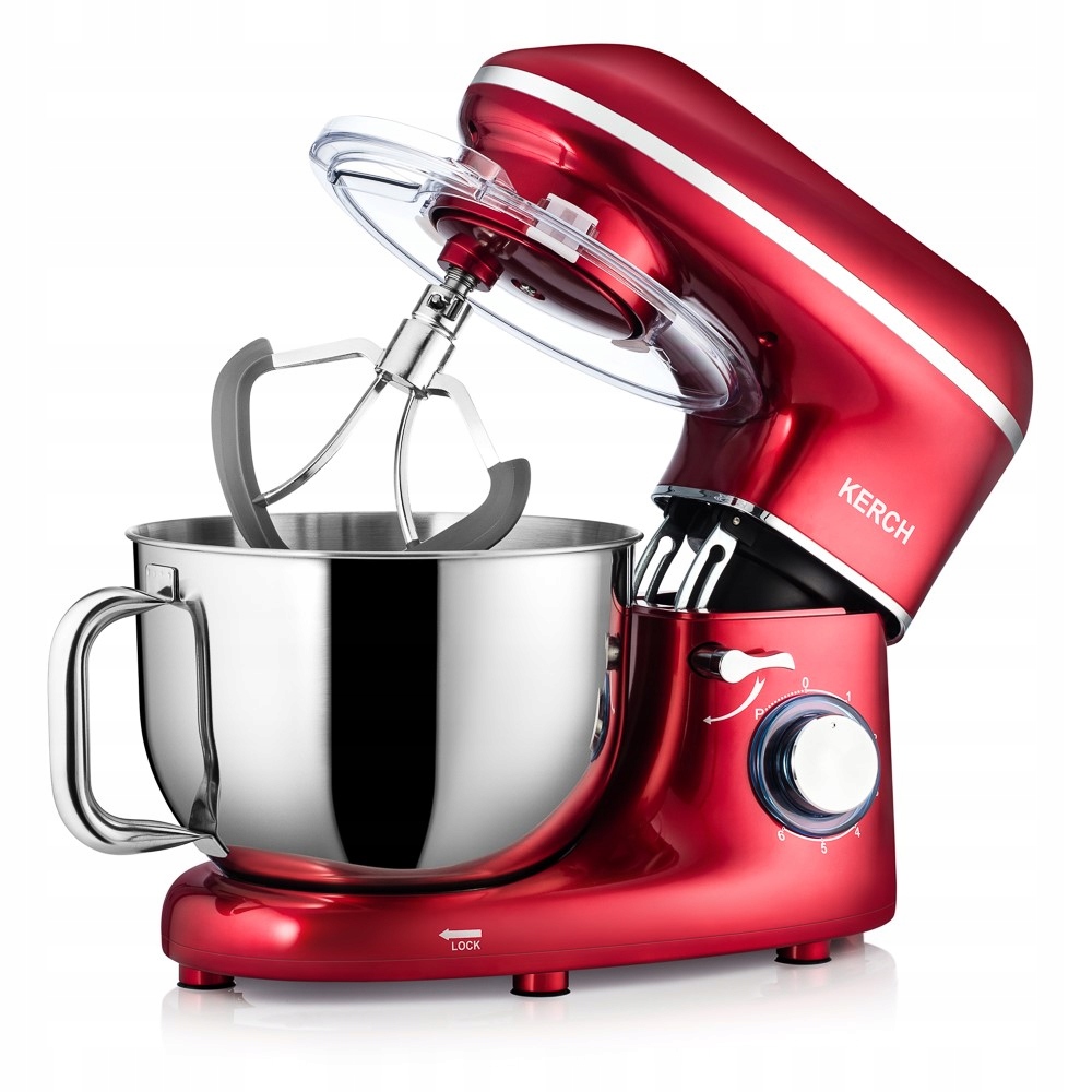 Тістоміс міксер планетарний KERCH MyCHEF RED 2200 Вт - Зображення 2