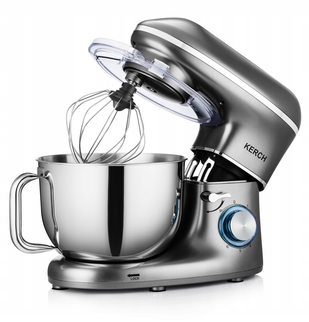 Тістоміс міксер планетарний KERCH MyCHEF Grey 2200 Вт - Зображення 2